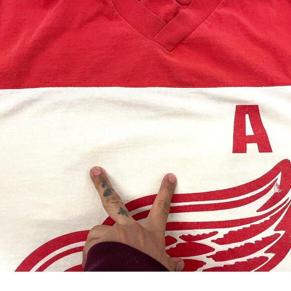 VTG Brendan Shanahan Detroit Red Wings TShirt Mens XL NHL Sport Attack #14 - Picture 12 of 15